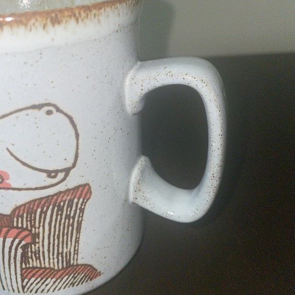 💕VTG floral Hippopotamus Mug 1970’s - Picture 4 of 7